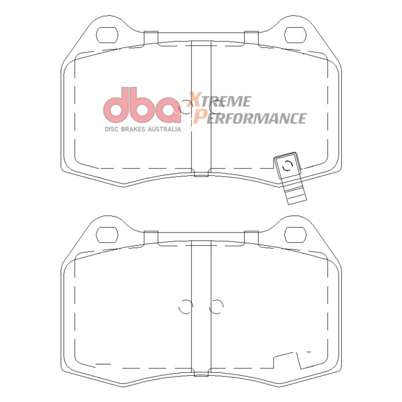 DBA 03-07 G35 w/ Brembo XP650 Front Brake Pads