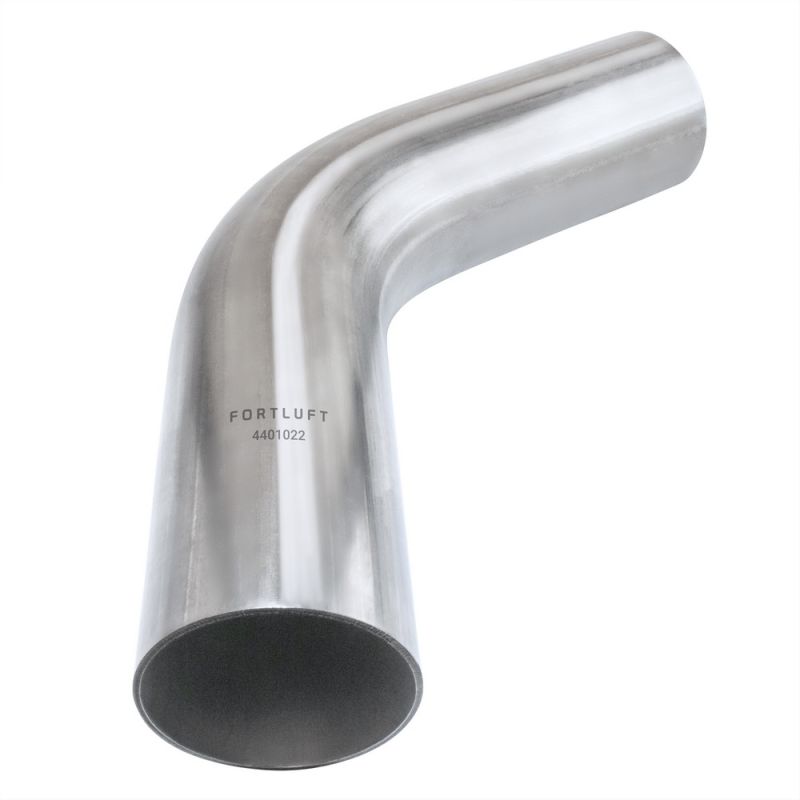 FORTLUFT 4401022 Universal Mandrel Exhaust Bend Pipe 60 Degree Stainless Steel, 2.25''/57mm
