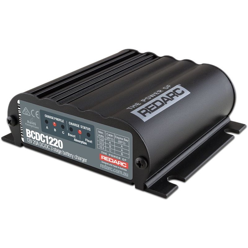 REDARC BCDC1220 DC/DC 3-Stage In-Vehicle Battery Charger - 12V 20A