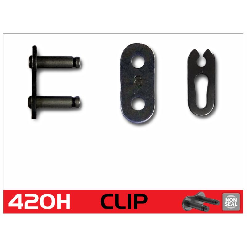 RK Chain 420H-CL 420H Clip Link - Natural