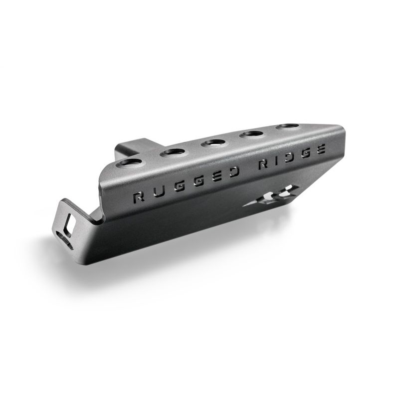 Rugged Ridge 07-23 Jeep Wrangler JK/JKU/JL/JLU & 20-23 Gladiator Hitch Skid Plate 2in. Rec - Tex Blk