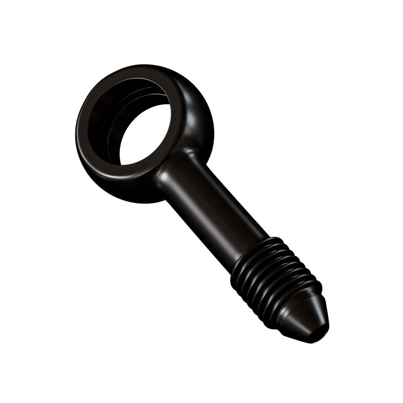 Goodridge PB592-03-04CBK Straight Banjo Adaptor for 7/16 Bolt