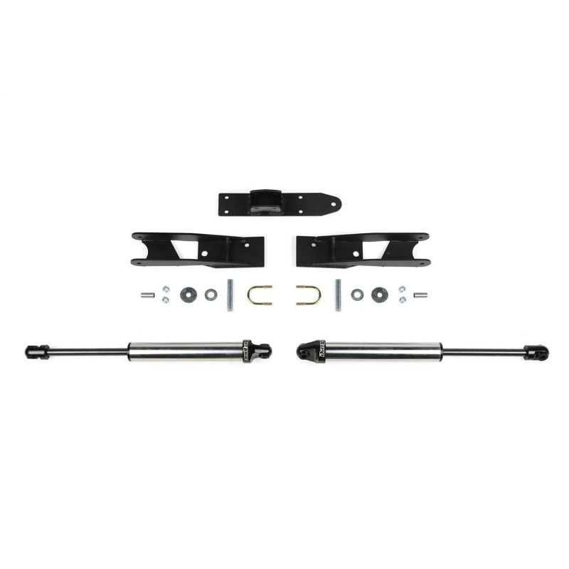 Fabtech FTS8065 20-21 GM 2500HD/3500HD 4WD Dual HD Dirt Logic Steering Stabilizer