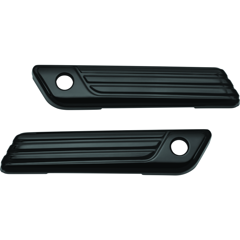 Kuryakyn 6987 Tri-Line Saddlebag Hinge Covers Gloss Black