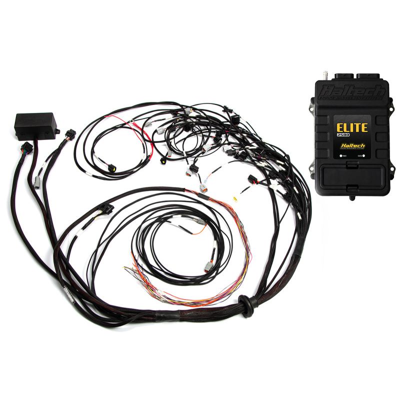 Haltech HT-151369 Elite 2500 Terminated Harness ECU Kit w/EV1 Injector Connectors