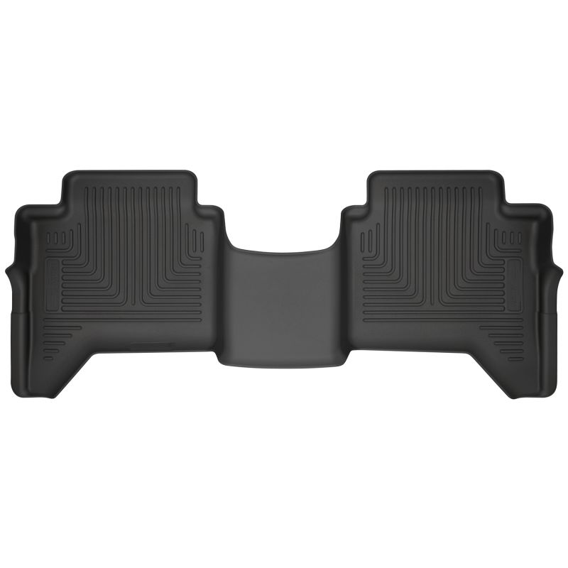 Husky Liners 14411 2019 Ford Ranger SuperCrew WeatherBeater 2nd Row Black Floor Liners