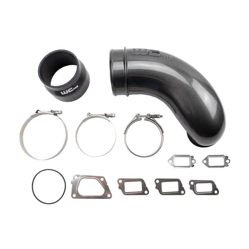 Wehrli WCF100417-GB 11-16 Chevrolet 6.6L LML Duramax 5in Intake Horn - Gloss Black