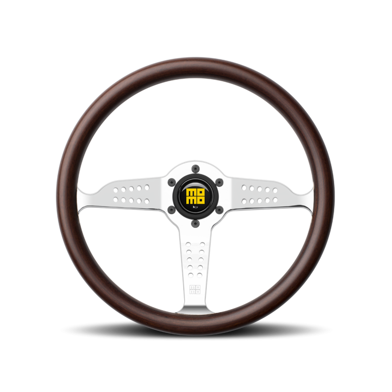 Super Grand Prix Steerin g Wheel Wood/Pol. Silver