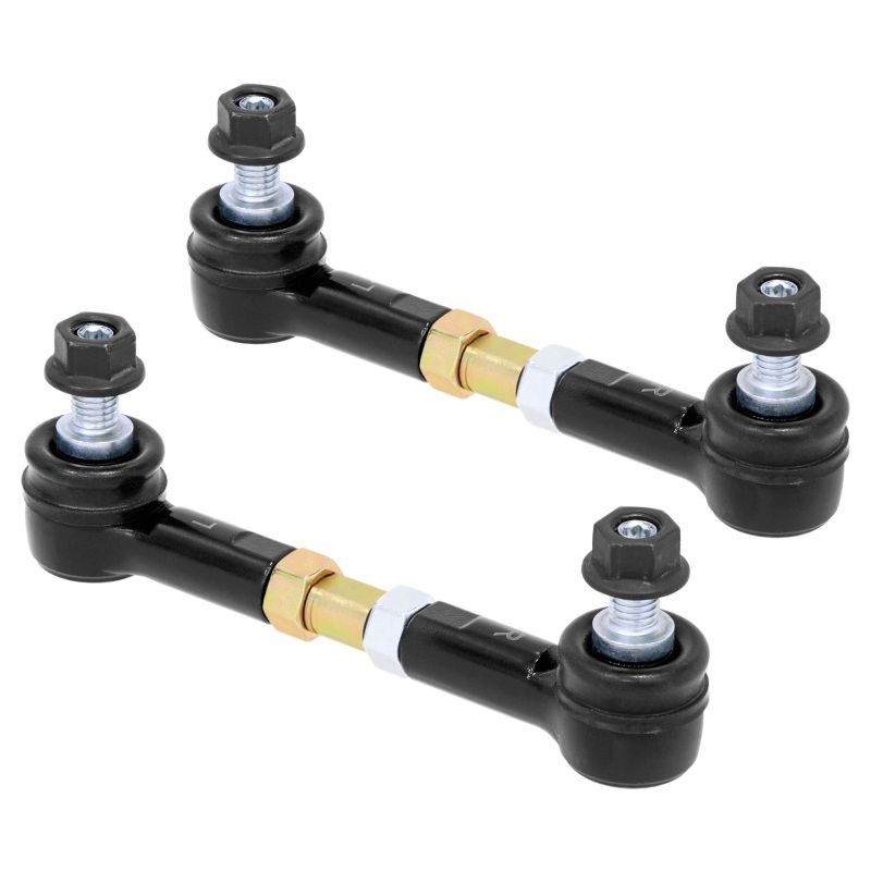 RockJock RJ-283100-101 Adjustable Sway Bar End Link Sealed Rod End Joint 3 1/2in Long 1/2in LH/RH Thread