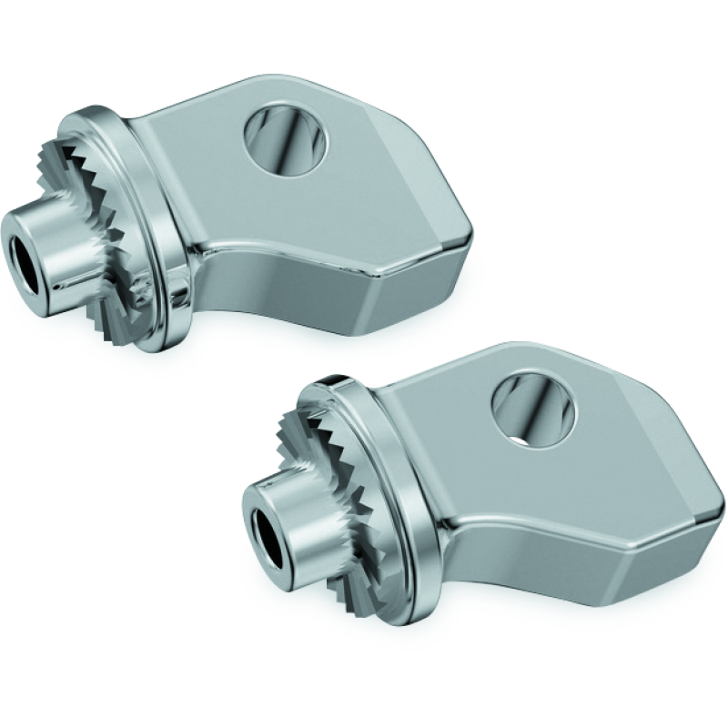 Kuryakyn 8836 Splined Peg Adapters Front Indian Scout Chrome