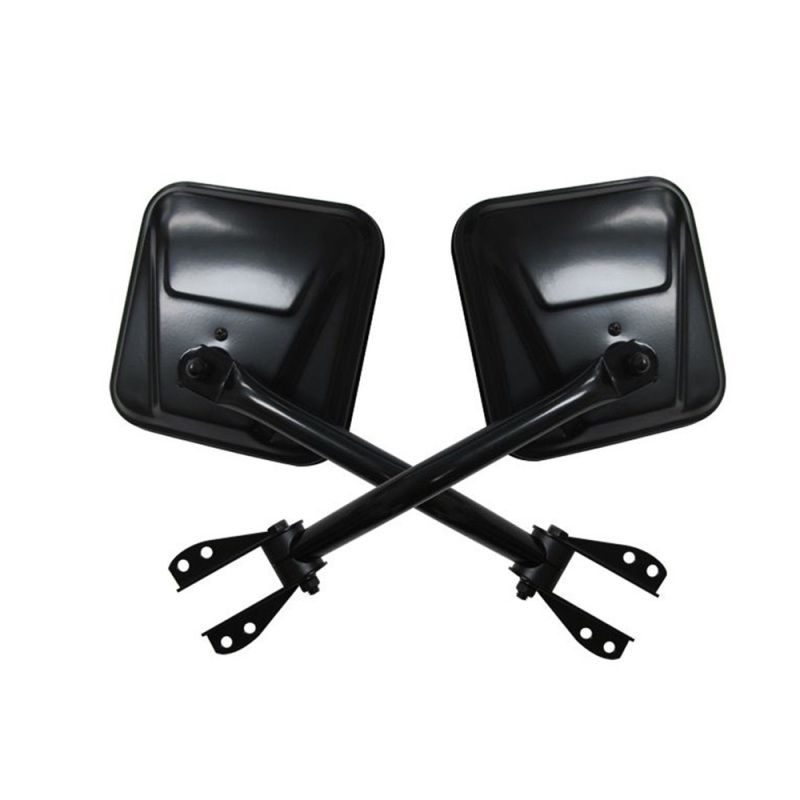 Rampage 1955-1983 Jeep CJ5 Side Mirrors - Black