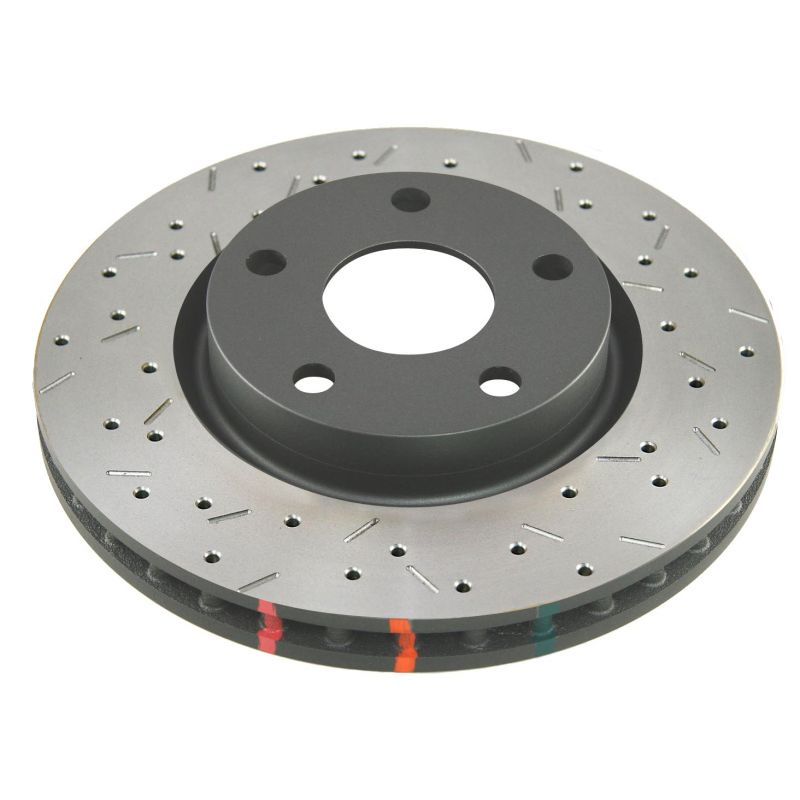 DBA 4000 Series Rear Uni-Directional Drilled & Slotted Rotor 13+ Ford Mustang V8 Shelby GT500 w/Brem