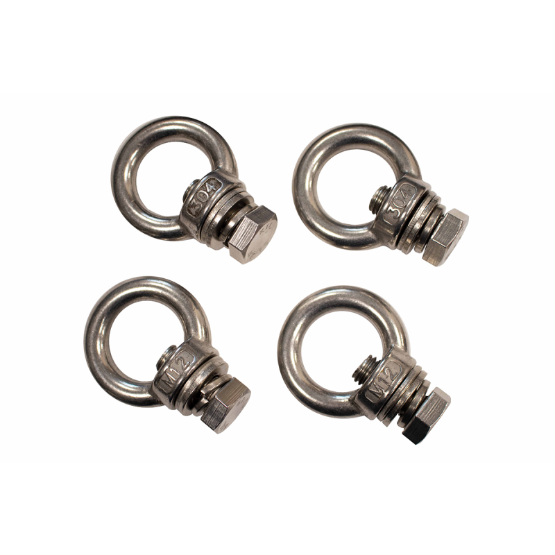 Fishbone Offroad Jeep Storage/Bed Rack Tie Down Kit Stainless Steel