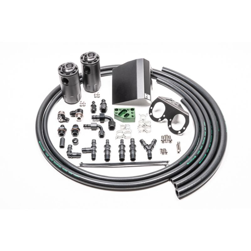 Radium 02-21 Subaru EJ-Series Fluid Lock Turbo Dual Catch Can Kit