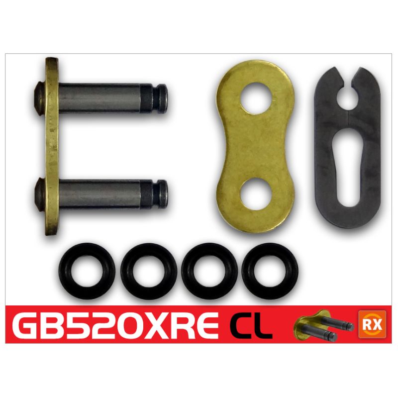RK Chain GB520XRE-CL GB520XRE-CLIP - Gold