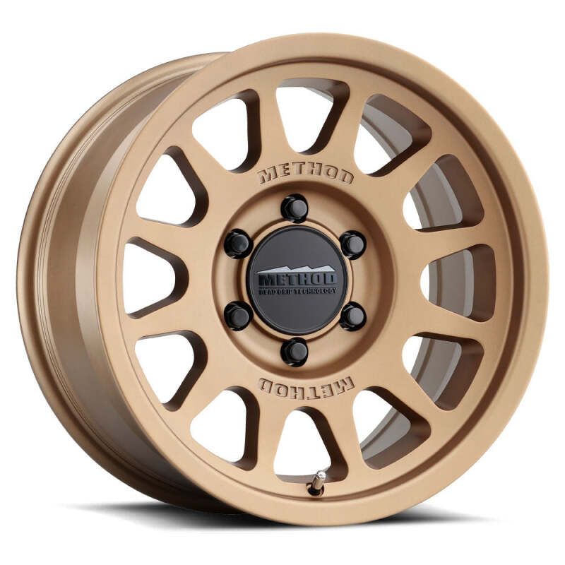 Method Wheels MR70379060912N Method MR703 17x9 / -12mm Offset / 106.25mm Bore / 6x5.5 BP / 4.8in BS - Method Bronze Wheel
