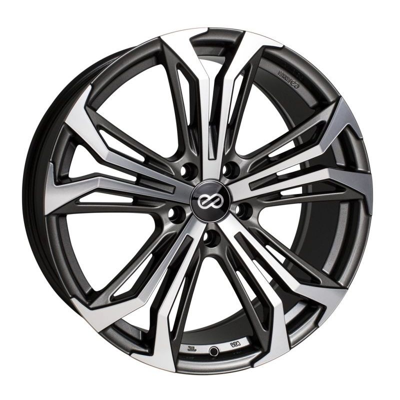 Enkei 510-880-3140AM Vortex 5 Wheel 18x8 40mm Offset 5x108 72.6mm Bore - Anthracite Machined