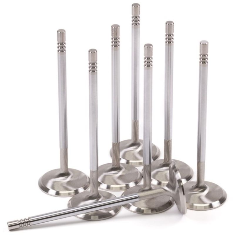 GSC Power Division 2162-8 GSC P-D Ford Mustang 5.0L Coyote Gen 3 37.6mm Head (STD) Chrome Polished Intake Valve - Set of 8