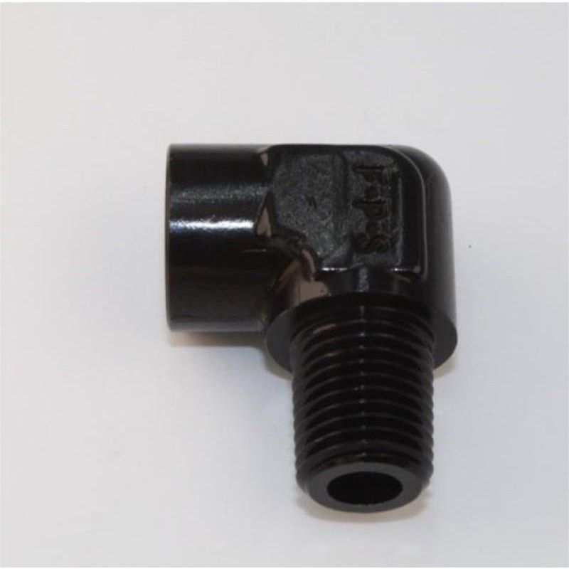 Fragola 491401-BL 1/8 Pipe 90 Degree Elbow Male/Female - Black