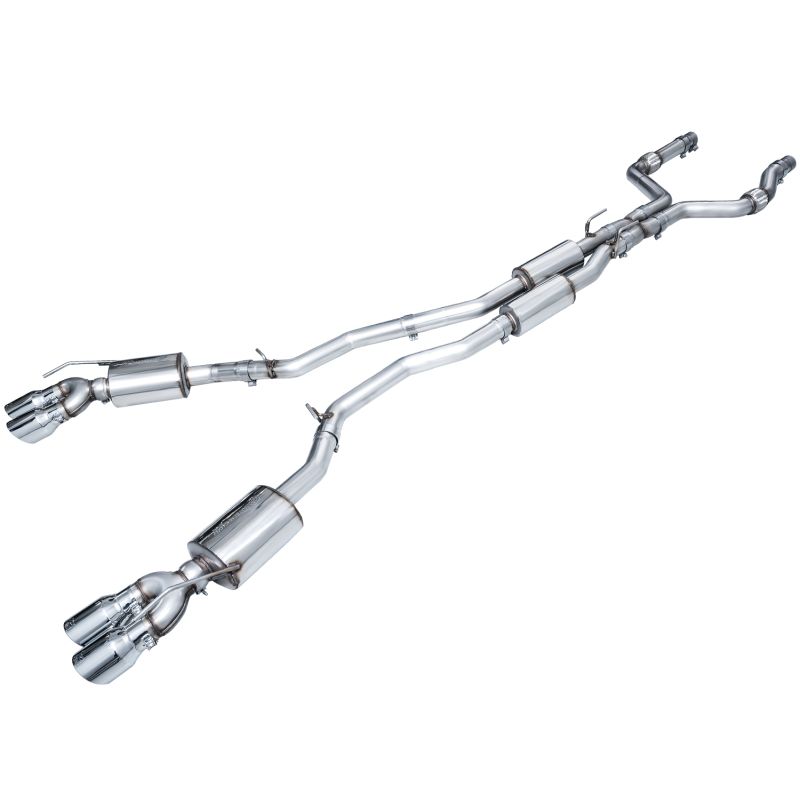 AWE Tuning 3015-42625 2020+ Ford Explorer ST Touring Edition Exhaust w/ Chrome Silver Tips