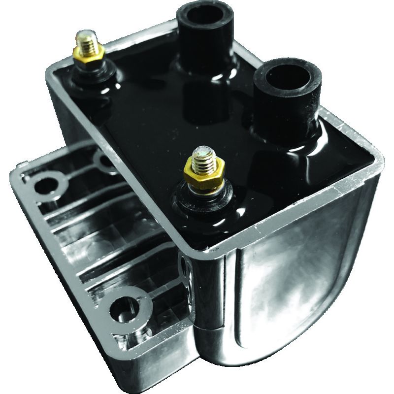 TwinPower 210535 Twin Power 65-79 Big Twin and XL Ignition Coil Chrome Replaces H-D 31609-65A 5 Ohm