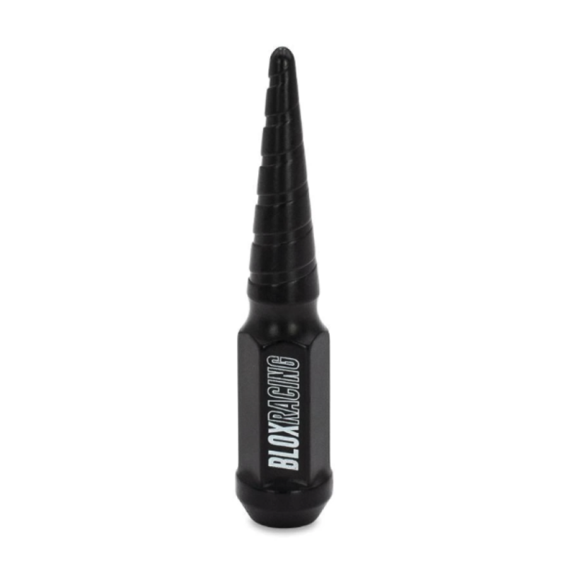 BLOX Racing Spike Forged Lug Nuts - Flat Black 12 x 1.25mm - Single
