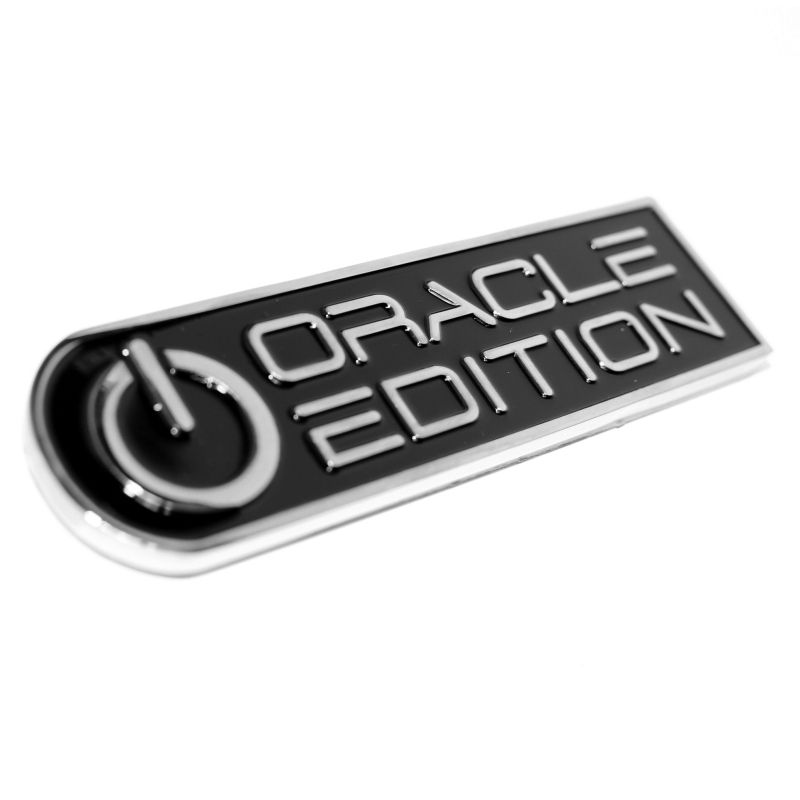 Oracle Lighting 8031-504 Edition Badge, Right/Passenger, Black/White