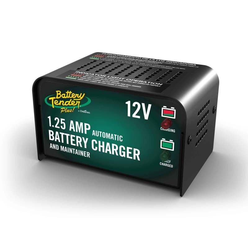 Battery Tender 021-0128 12V 1.25AMP Battery Charger Plus