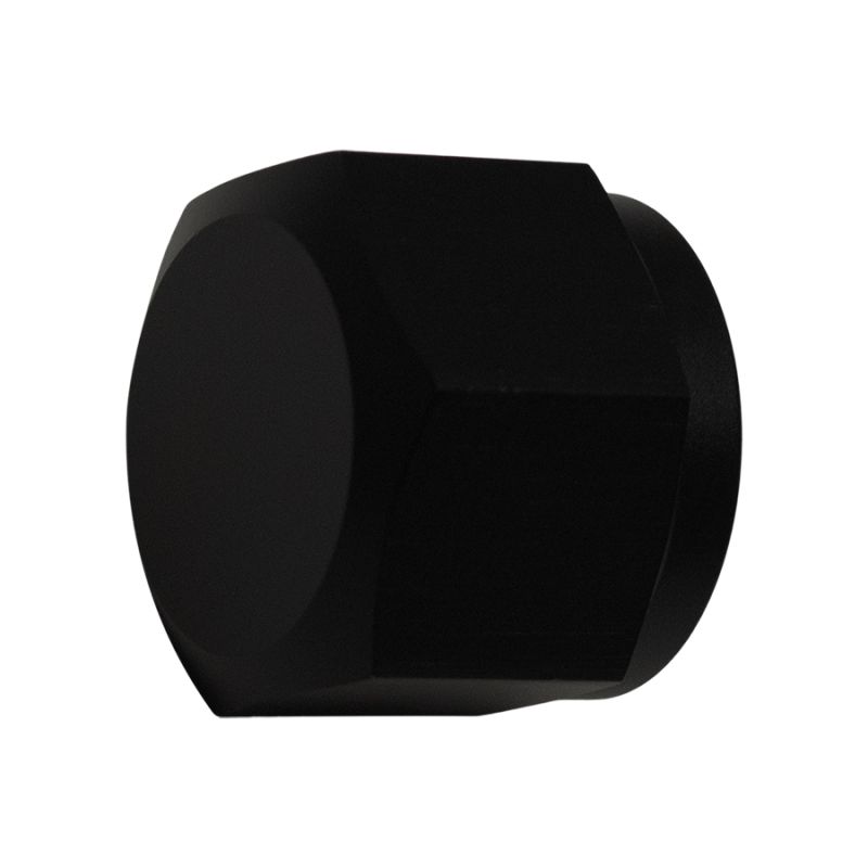 DeatschWerks 6-02-0716-B 10AN Female Flare Cap - Anodized Matte Black