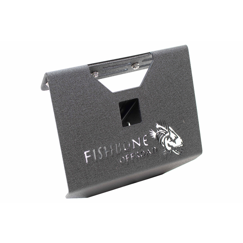 Fishbone Offroad 2In Receiver Hitch Mounted Step - Black Powdercoat Steel