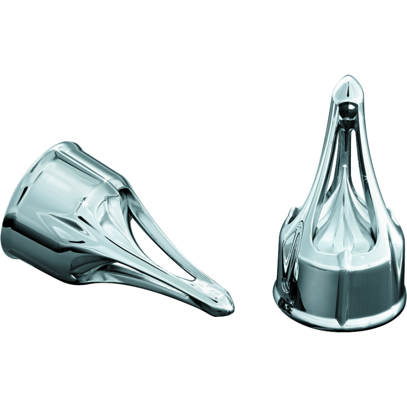 Kuryakyn 1225 Roman Axle Caps Chrome