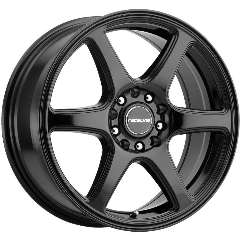 Raceline 146B Matrix 17x7.5in / 5x100/5x114.3 BP / 40mm Offset / 72.62mm Bore - Gloss Black Wheel
