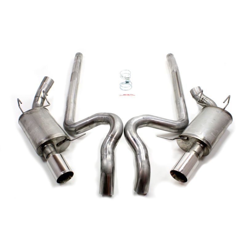 JBA 40-2644 11-14 Ford Mustang GT/GT500 5.0L/5.4L/5.8L 409SS Dual Rear Exit Cat-Back Exhaust