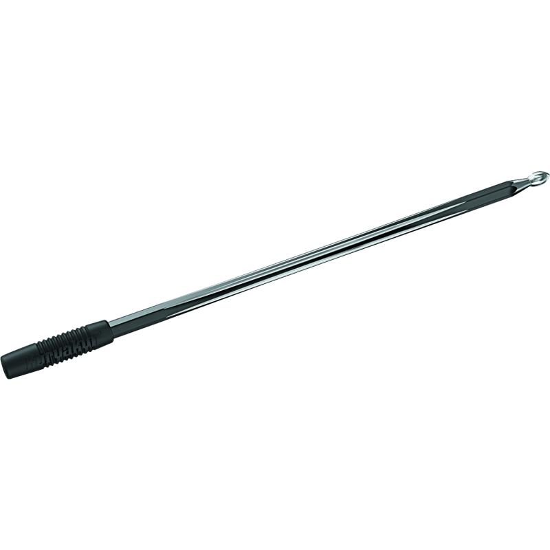 Kuryakyn 864 Billet Antenna Hex/Grooved Black & Raw