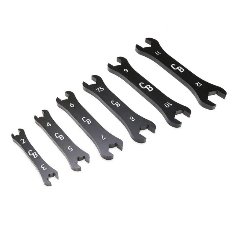 Chase Bays CB-ANWRENCHSET Billet Aluminum AN Wrench Set (12 Size Set)