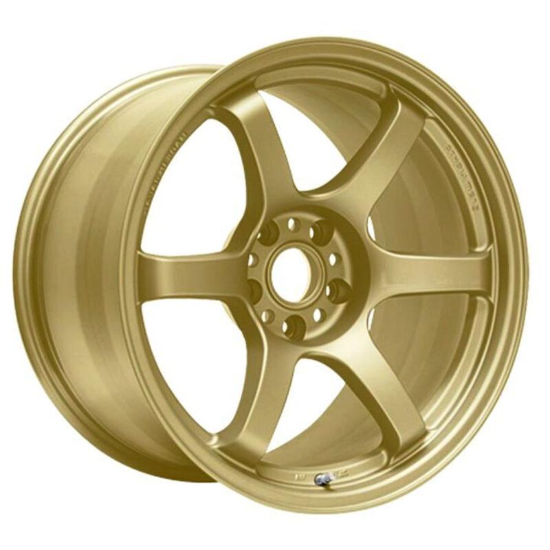 Gram Lights WGIX38EEGP 57DR 18x9.5 +38 5-114.3 E8 Gold Wheel (Min Order Qty 20)