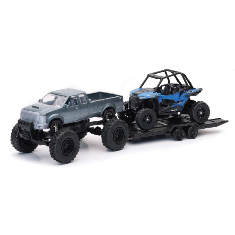 New Ray Toys 50066A Pickup Toy Hauler with Polaris RZR XP1000 EPS