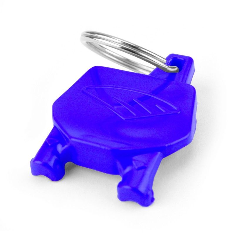 Cycra 1CYC-0002-62 Key Ring with Number Plate - Blue