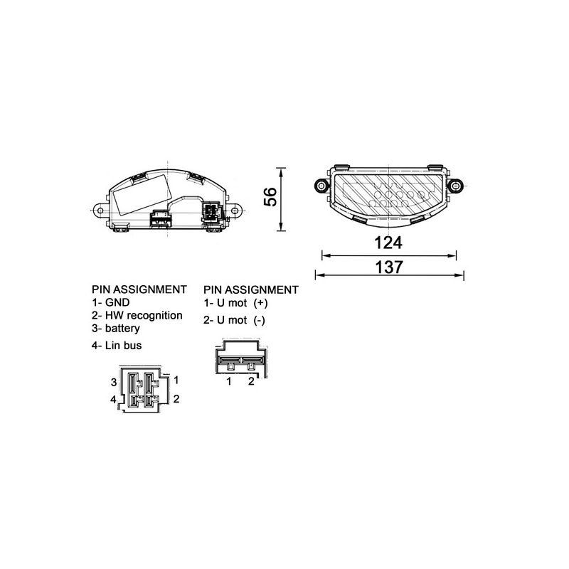 BEHR ABR 155 000P HVAC Blower Motor Regulator