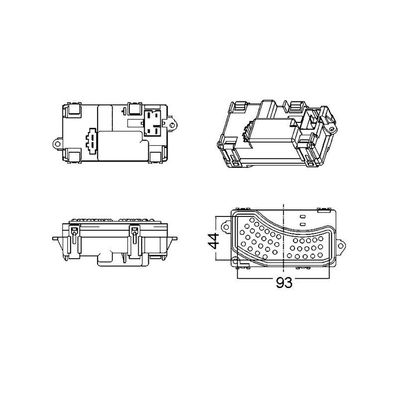 BEHR ABR 5 000S HVAC Blower Motor Regulator