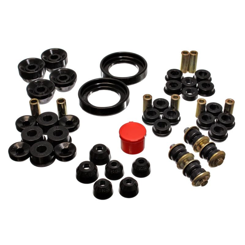 Energy Suspension 90-93 Honda Accord/Odyssey Black Hyper-Flex Master Bushing Set