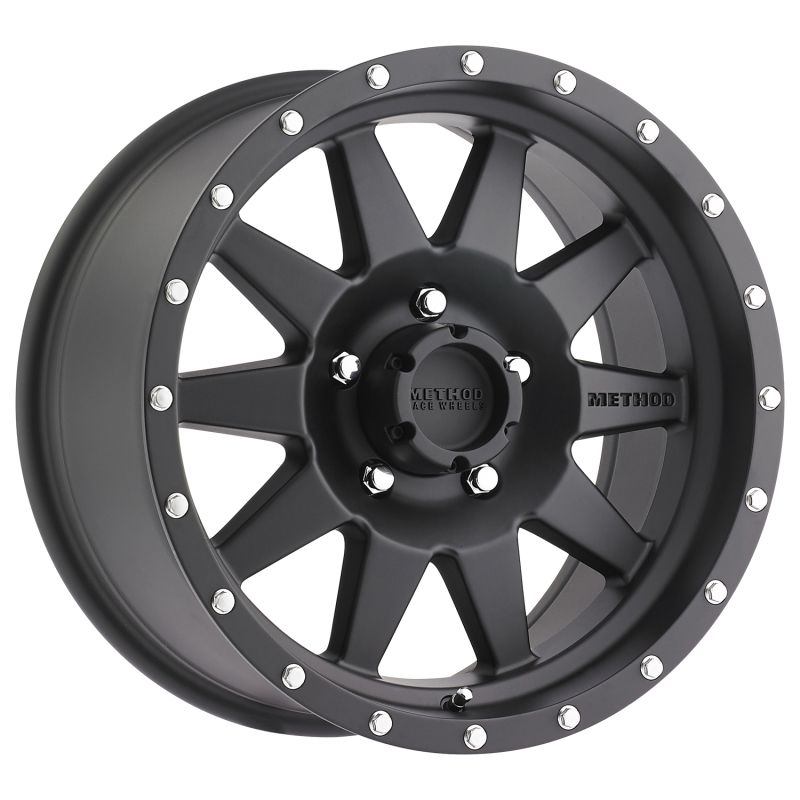 Method Wheels MR30157055506N Method MR301 The Standard 15x7 -6mm Offset 5x5.5 108mm CB Matte Black Wheel