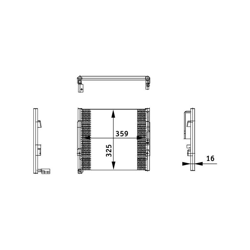 BEHR AC 164 000S A/C Condenser