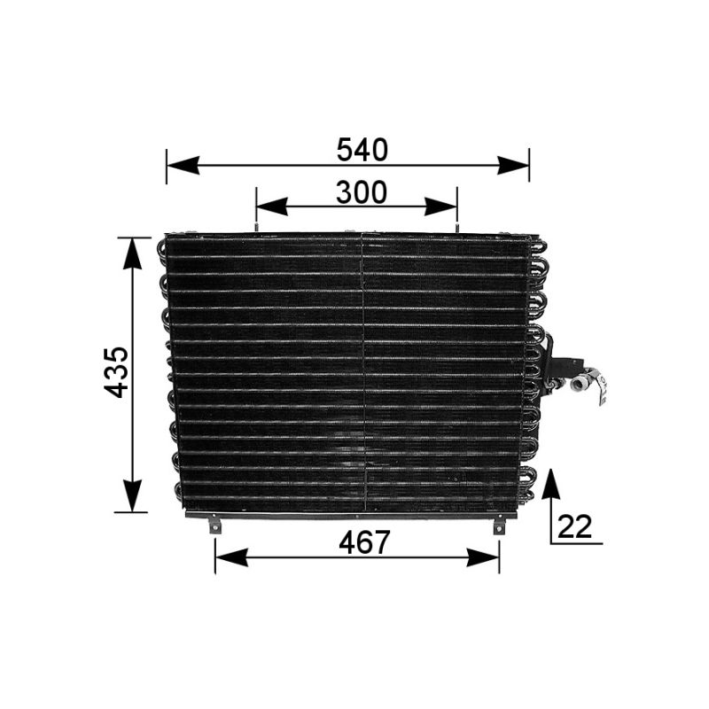 BEHR AC 166 000S A/C Condenser