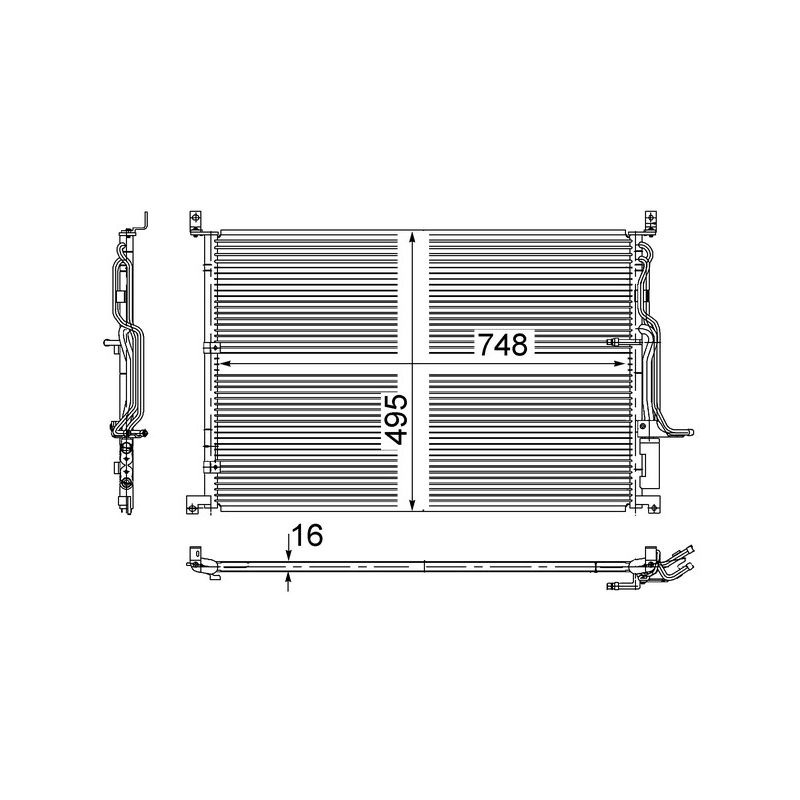 BEHR AC 271 000S A/C Condenser