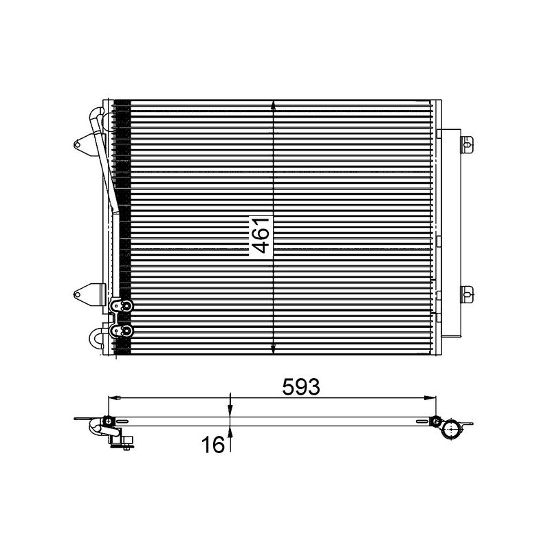 BEHR AC 3 000S A/C Condenser