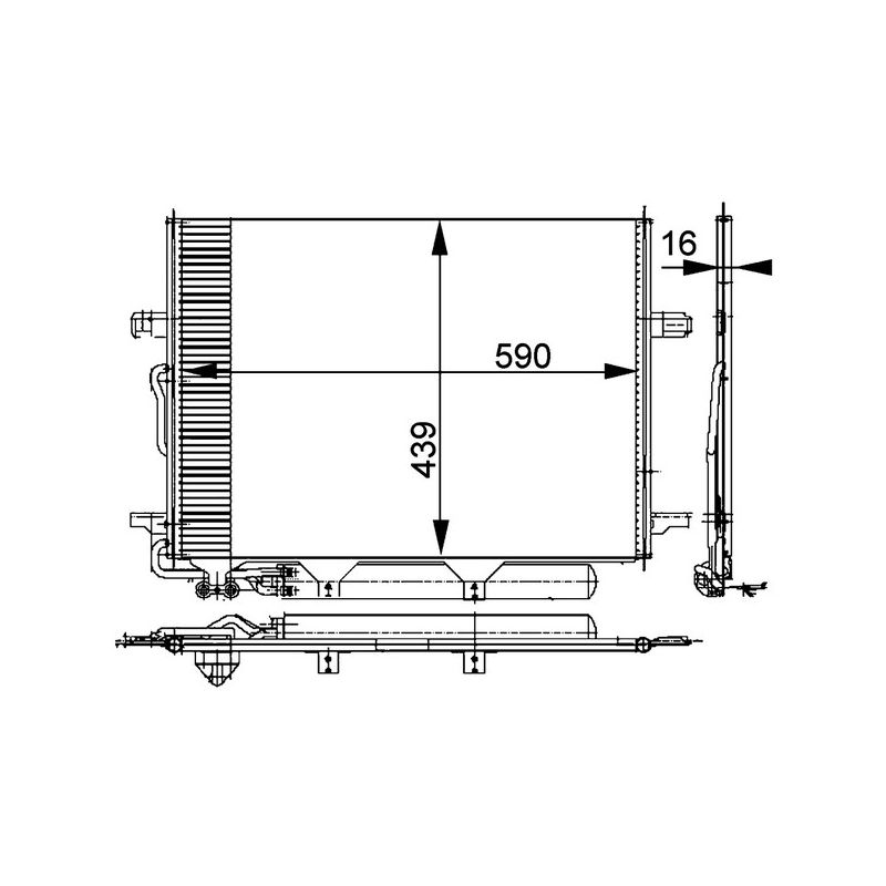 BEHR AC 318 000P A/C Condenser