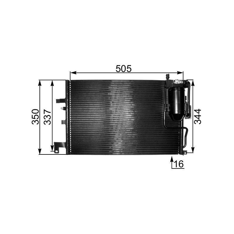 BEHR AC 322 000S A/C Condenser