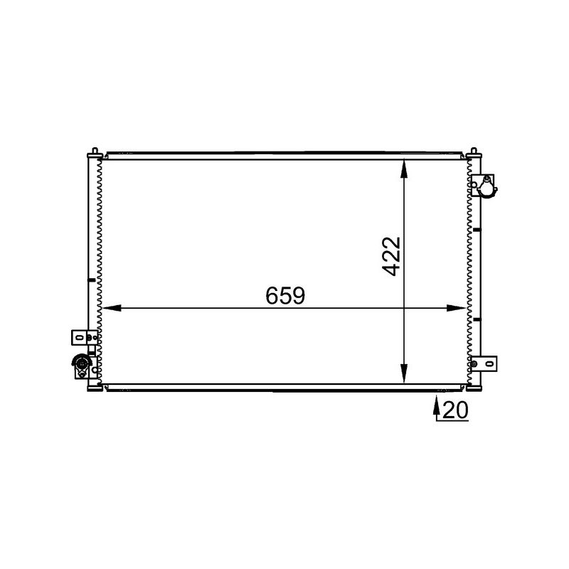 BEHR AC 338 001S A/C Condenser