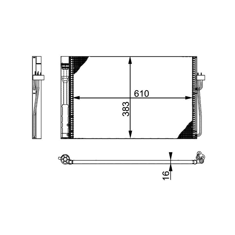 BEHR AC 345 000P A/C Condenser